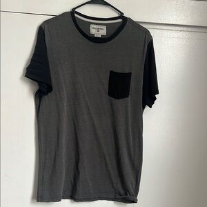 Billabong Men's Charcoal and Black Pocket Tee